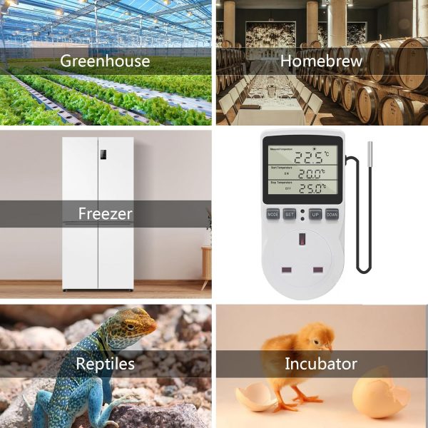 KETOTEK Digital Thermostat Plug Socket Temperature Controlle... - Image 8