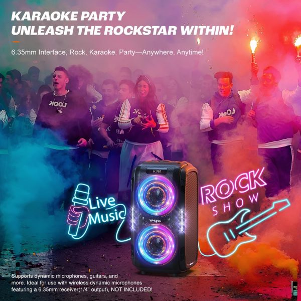 W-KING 270W PEAK Bluetooth Speaker Party Large Loudest Boom ... - Image 6