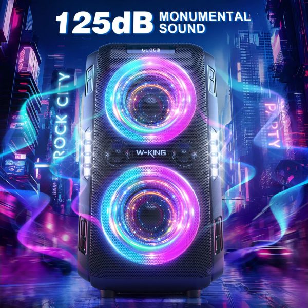 W-KING 270W PEAK Bluetooth Speaker Party Large Loudest Boom ... - Image 5