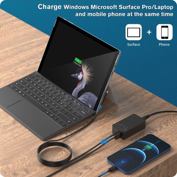 Surface Book 3 Charger, 127W 102W Microsoft Surface Charger ... - Image 4