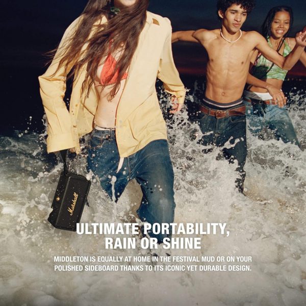 Marshall Middleton Bluetooth Wireless Portable Speaker, 20+ ... - Image 4