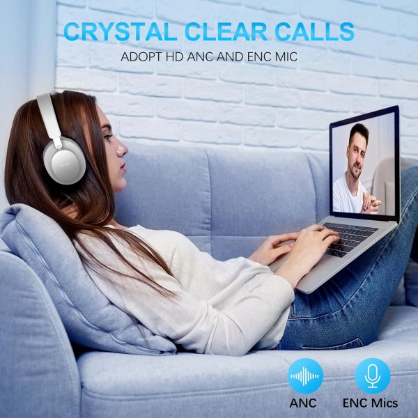 TSYUCXH Noise Cancelling Headphones Wireless Bluetooth, Over... - Image 5