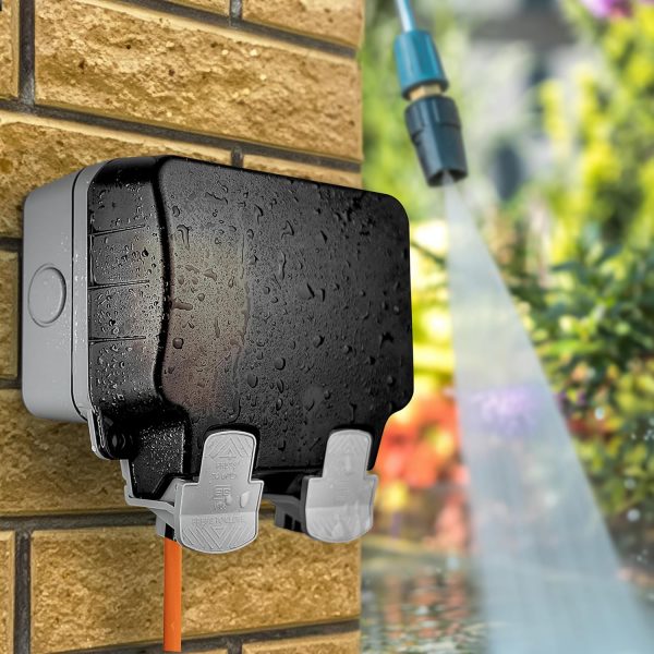 BG Electrical Outdoor Double Switched Power Wall Plug Socket... - Image 8