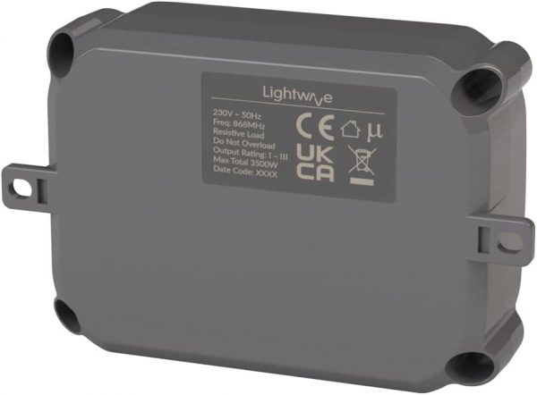 Lightwave LP83 Smart Relay, 3 Gang, 3500W - Works with Alexa... - Image 4