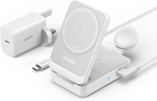 Anker MagGo 3-in-1 Wireless Charging Station, MagSafe-Compat... - Image 2