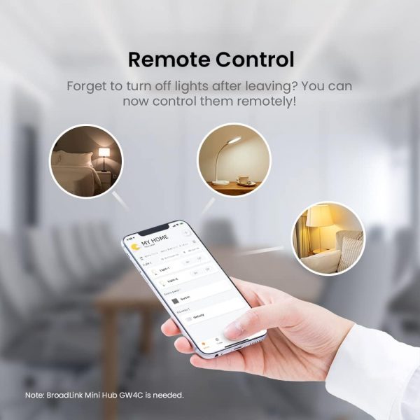Broadlink Smart Home FastCon Starter Kit - Includes 3 Bulbs,... - Image 9
