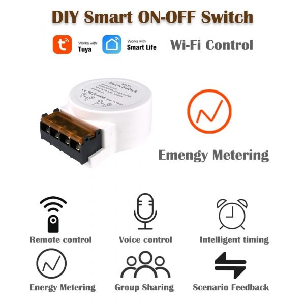 DollaTek Wifi Relay 30A Smart Switch with Energy Monitor Rem... - Image 7