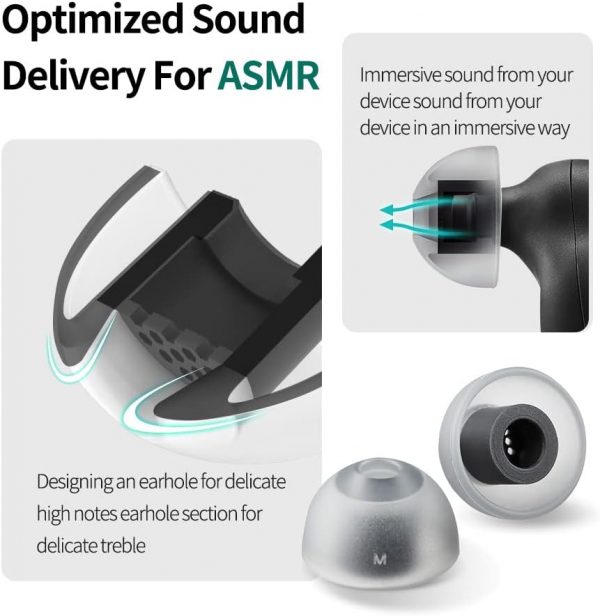 AZLA SednaEarfit MAX ASMR Standard 2 Pairs (S) - Earbud Tips... - Image 6