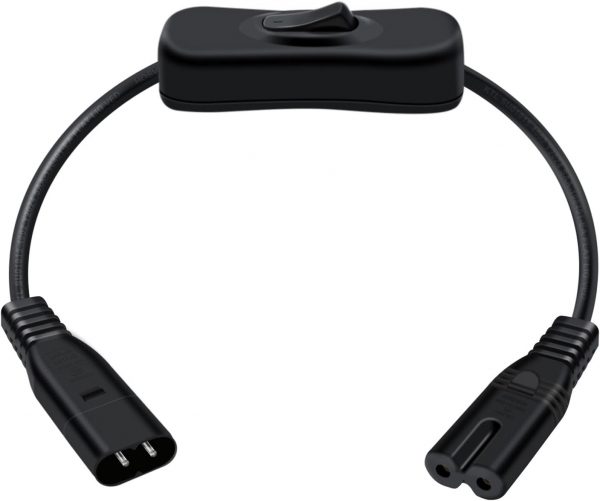 HuaLiSiJi C7 to C8 Extension Cable with Switch 2.5A 250V C8 ... - Image 2