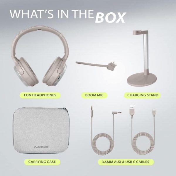 Avantree Eon - Bluetooth Headphones with Detachable Noise-Ca... - Image 9