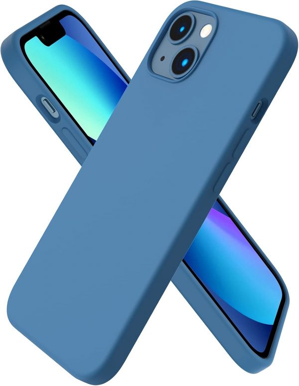 ORNARTO Compatible with iPhone 13 Case 6.1", Slim Liquid Sil... - Image 2