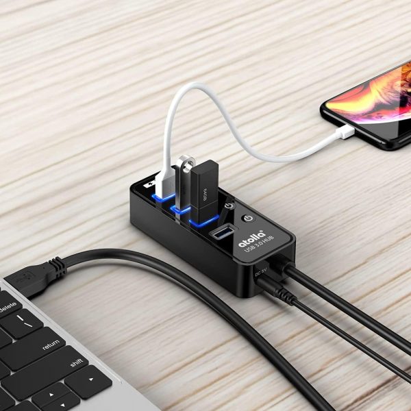 atolla USB Hub with 4 USB 3.0 SuperSpeed Data Ports and 1 US... - Image 8