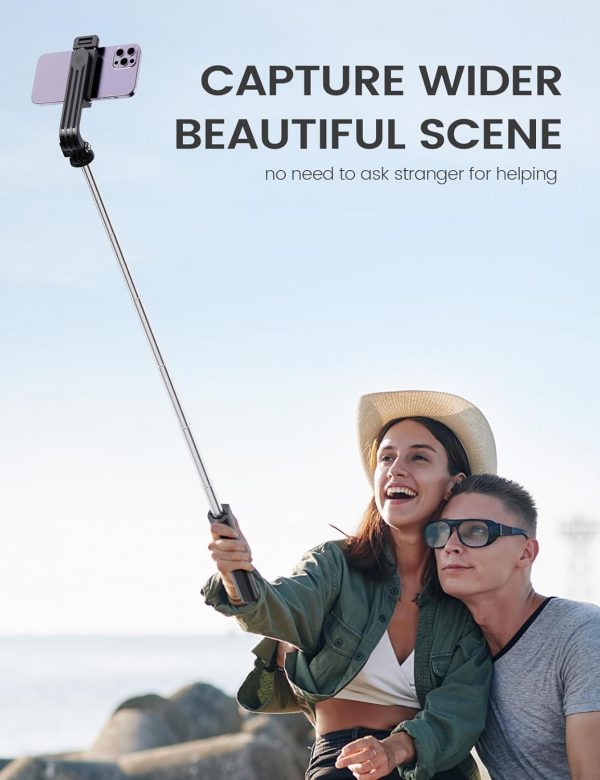 ANXRE Selfie Stick Travel Tripod, Extendable 360° Rotatable ... - Image 10