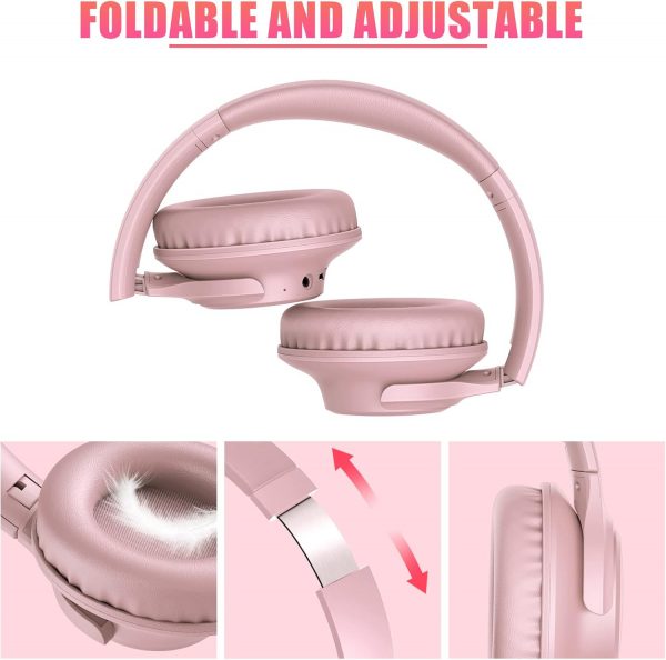 KVIDIO Bluetooth Headphones Over Ear, 65 Hours Playtime Wire... - Image 7