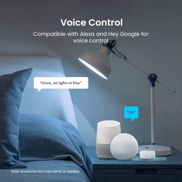 Broadlink Smart Home FastCon Starter Kit - Includes 3 Bulbs,... - Image 8