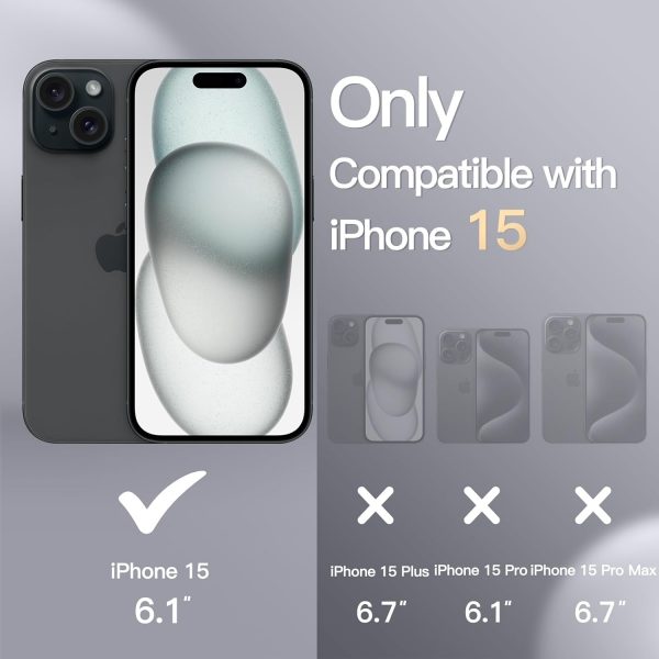 JETech Silicone Case for iPhone 15 6.1-Inch, Silky-Soft Touc... - Image 3