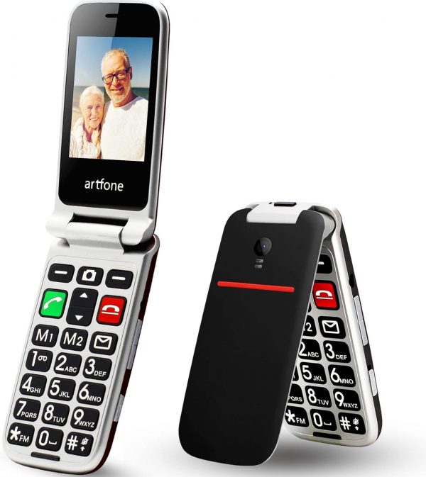 artfone CF241 Senior Flip Mobile Phone Unlocked, Big Button ... - Image 2