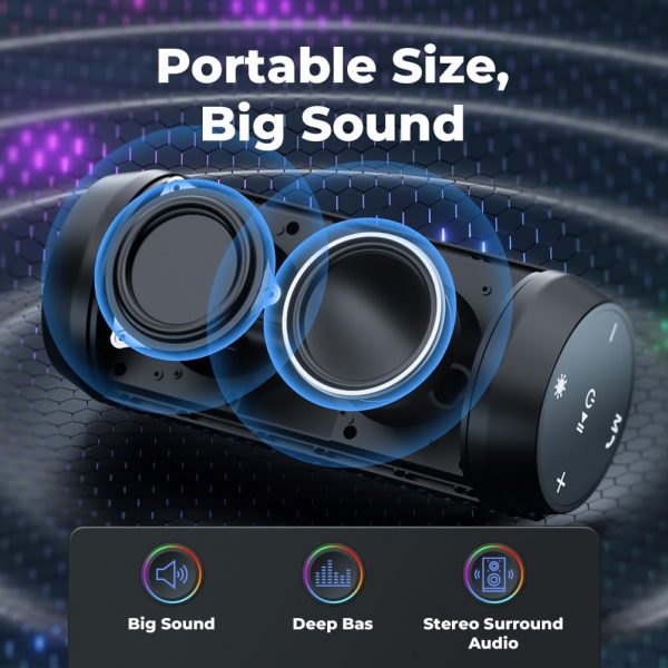 VOSFEEL Bluetooth Speaker Wireless - Portable Speakers Wirel... - Image 4