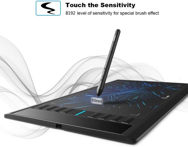 UGEE M708 Drawing Tablet,10x6in 3D Digital Graphics Tablet w... - Image 4