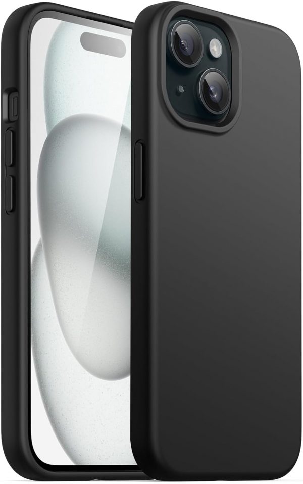 JETech Silicone Case for iPhone 15 6.1-Inch, Silky-Soft Touc... - Image 2