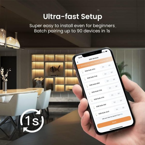 Broadlink Smart Home FastCon Starter Kit - Includes 3 Bulbs,... - Image 4