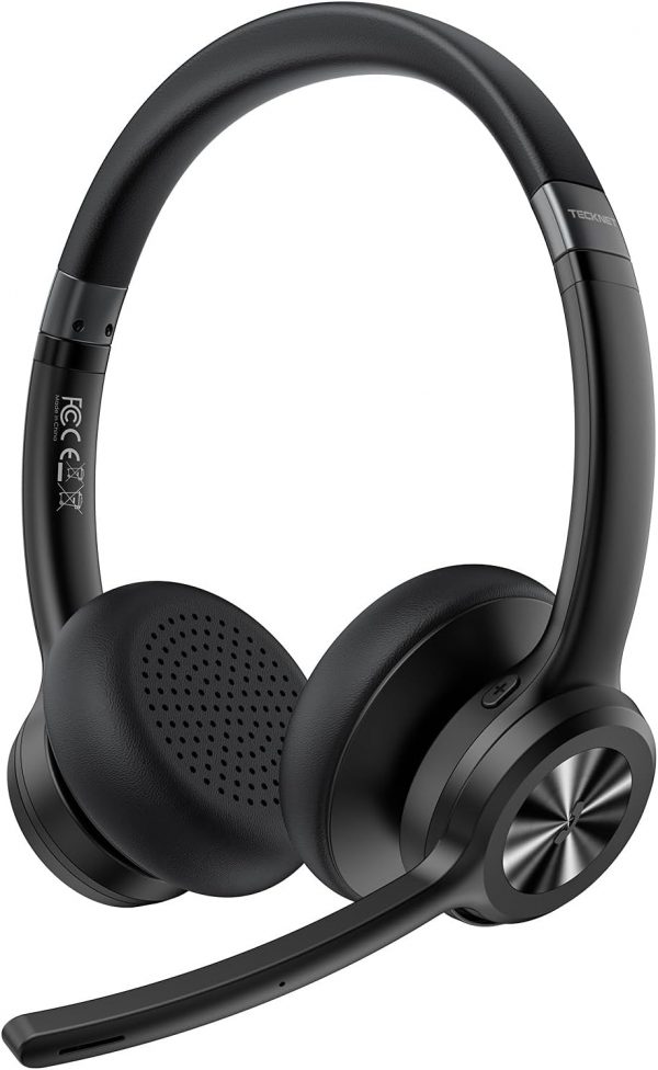 TECKNET Bluetooth Headset Wireless Headset with Microphone N... - Image 2