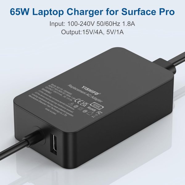Surface Charger for Microsoft Surface Pro 9/Pro 8/Pro X/Pro ... - Image 3