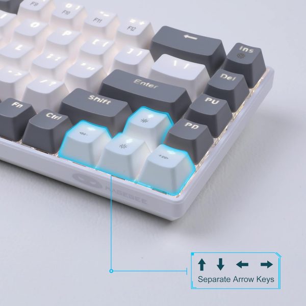 MageGee Portable 60% Gaming Mechanical Keyboard, Minimalist ... - Image 3