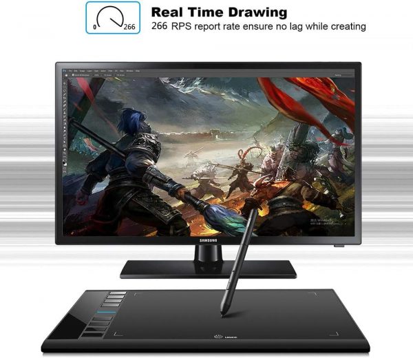 UGEE M708 Drawing Tablet,10x6in 3D Digital Graphics Tablet w... - Image 7