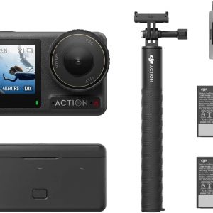 DJI Osmo Action 4 Essential Combo, Action Camera 4K/120fps w…
