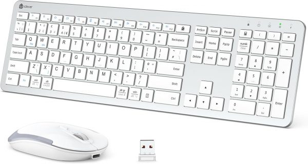 Wireless Keyboard and Mouse Set, iClever Keyboard and Mouse ... - Image 2
