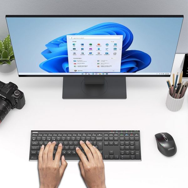 Arteck Universal Multi-Device Bluetooth Keyboard and Mouse F... - Image 8