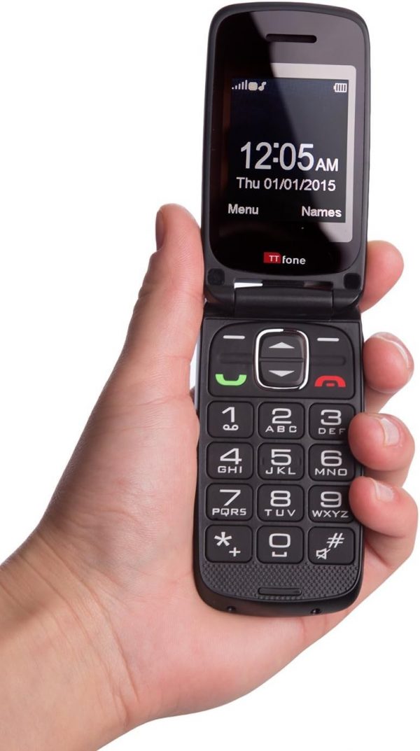 TTfone Star Big Button Simple Easy to Use Clamshell Flip SIM... - Image 6