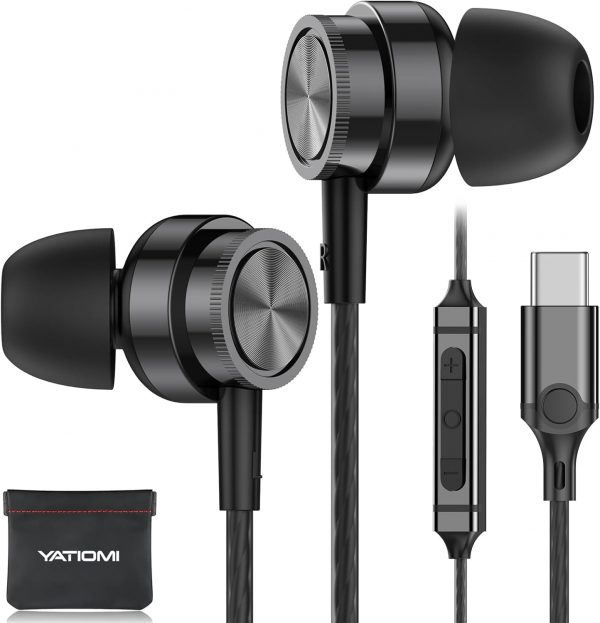 USB C Headphone for Samsung S25 S24 S23 Ultra FE S22 A16 A55... - Image 2