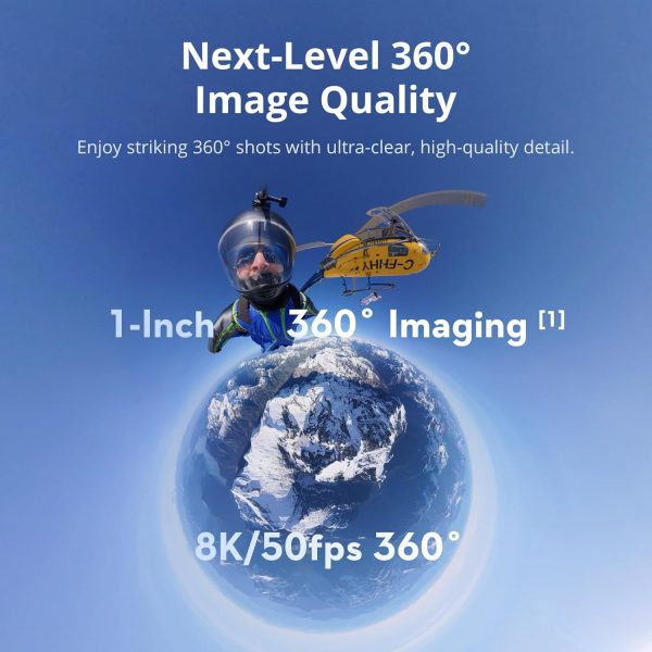 DJI Osmo 360 Adventure Combo, 360 Camera With 1-Inch 360° Im... - Image 2