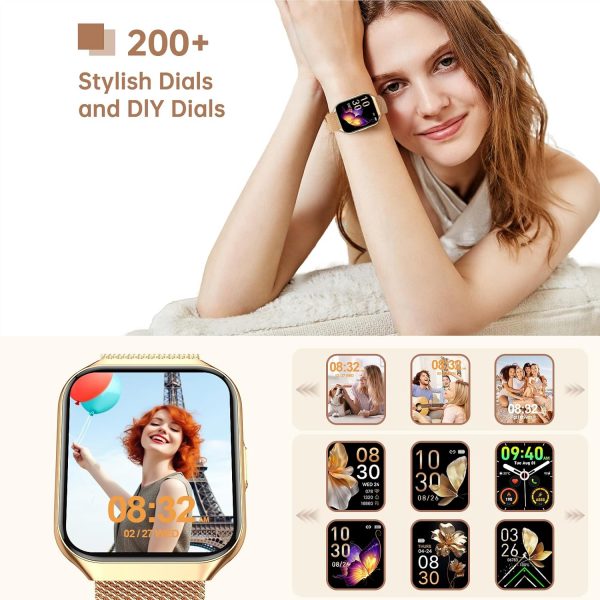 TAPPODO Smart Watches for Women, 1.91"HD Fitness Watch with ... - Image 7