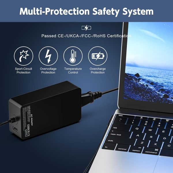 shefor for Surface Pro Charger 65W Compatible With Microsoft... - Image 6