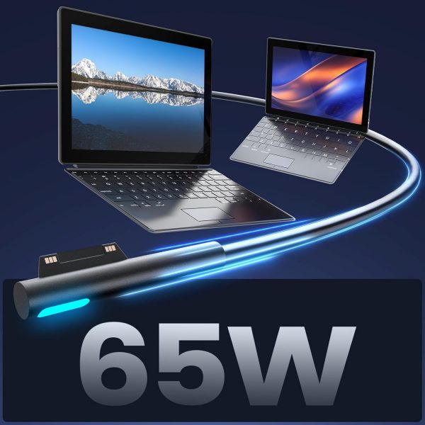 Upgraded Surface Pro Charger - 65W Fast Charging for Microso... - Image 3