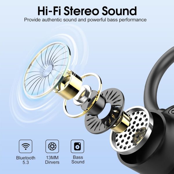 Wireless Earbuds, Bluetooth 5.3 Headphones with 4 ENC Noise ... - Image 5
