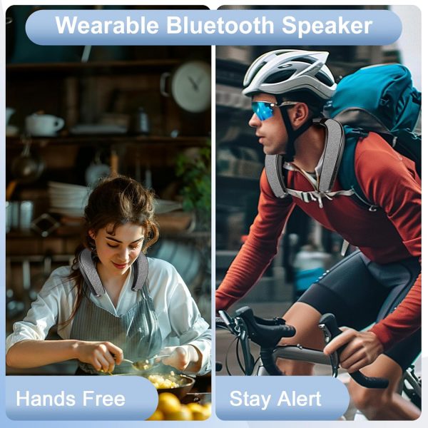 KozyOne Neckband Bluetooth Speaker, Neck Wireless Wearable S... - Image 6