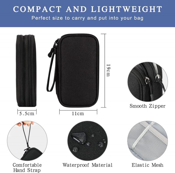 Simpolor Cable Organiser Bag, Double-Layer Electronics Acces... - Image 3