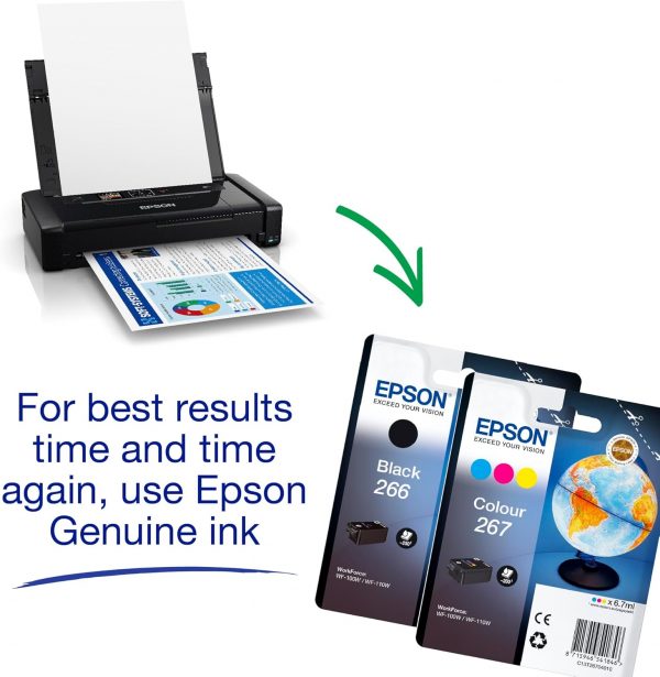 Epson WorkForce WF-110W A4 Portable Single Function Inkjet P... - Image 7