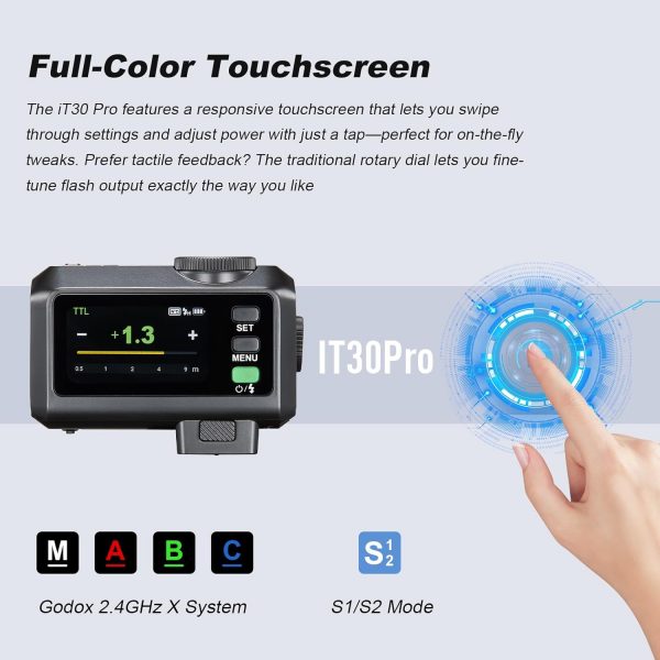 Godox iT30Pro-C iT30Pro C Mini Camera Flash with White Diffu... - Image 9