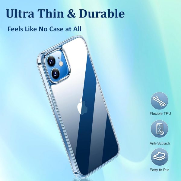 Crystal Clear Compatible With iPhone 12 Mini Case, [10X Anti... - Image 7