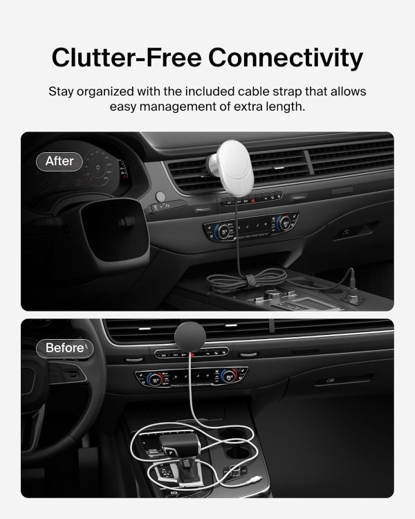 Belkin BoostCharge Pro Magnetic Wireless Car Charger with Qi... - Image 7