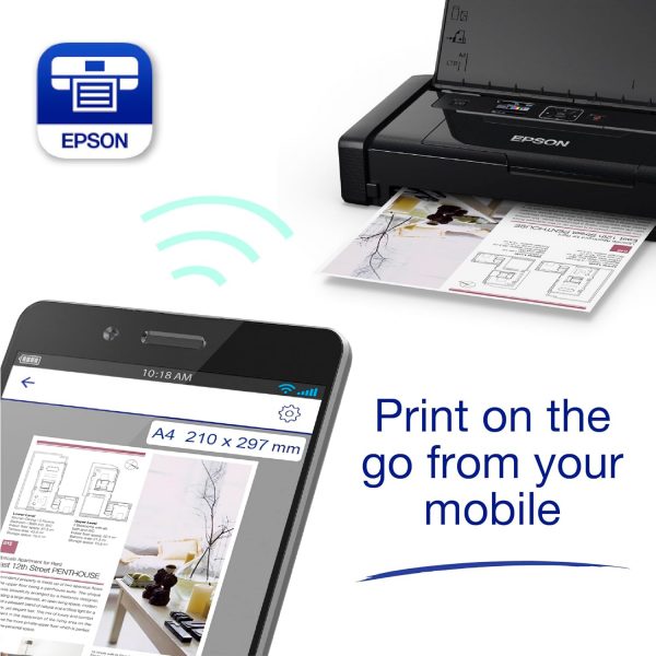 Epson WorkForce WF-110W A4 Portable Single Function Inkjet P... - Image 6