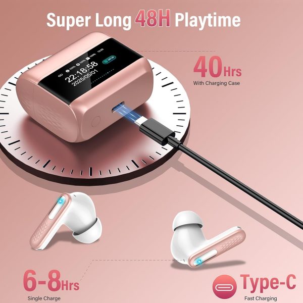 Wireless Earbuds, Bluetooth 5.4 Headphones In Ear with Multi... - Image 10