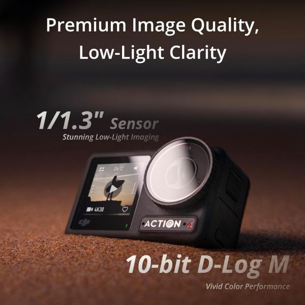 DJI Osmo Action 4 Essential Combo, Action Camera 4K/120fps w... - Image 3
