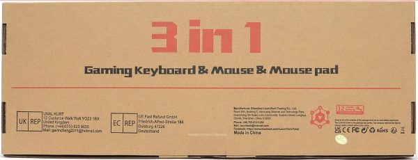 KUIYN V700 60% Wired Gaming Keyboard and Mouse Combo, Mini 6... - Image 11