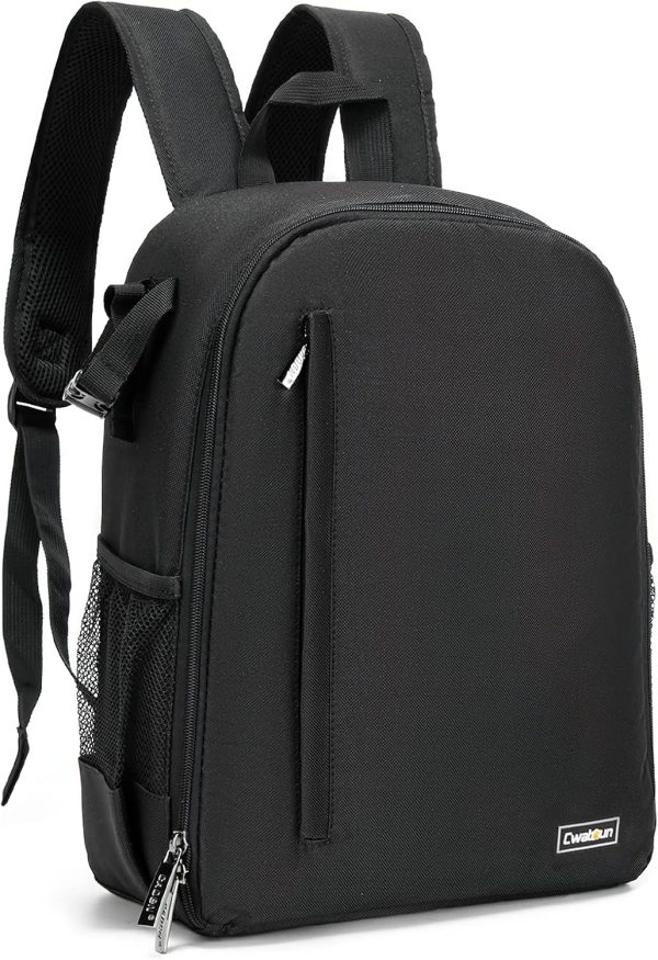 Cwatcun Camera Backpack Bag with Tripod Holder Anti-Theft Wa... - Image 2